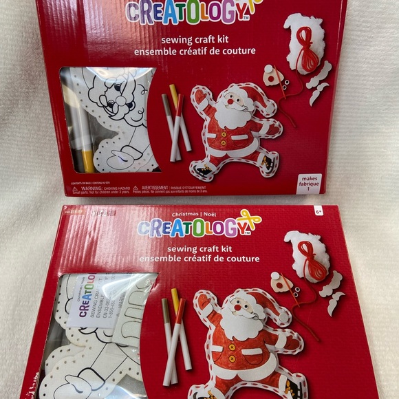 2 Creatology Santa Sewing Kit - Picture 1 of 3